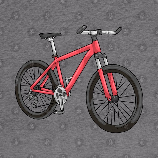 Men's bike red by Markus Schnabel